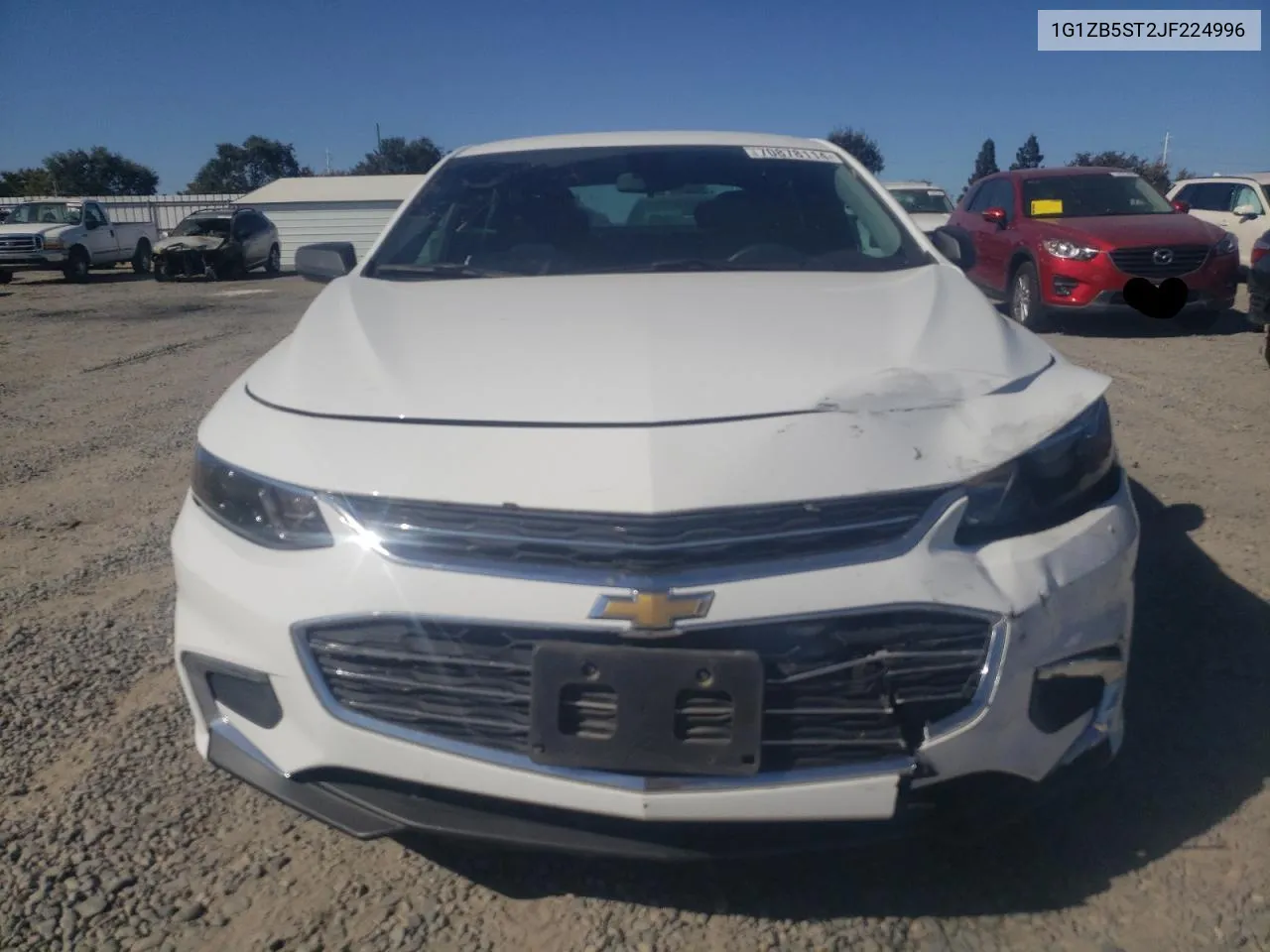 1G1ZB5ST2JF224996 2018 Chevrolet Malibu Ls