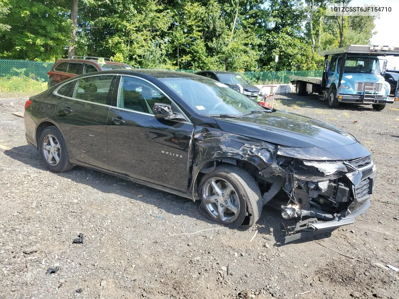 2018 Chevrolet Malibu Ls VIN: 1G1ZC5ST6JF154710 Lot: 70901374