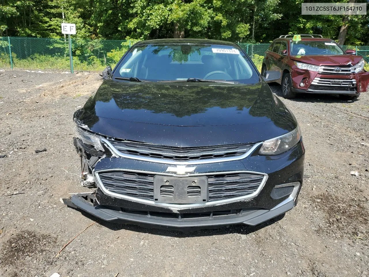 2018 Chevrolet Malibu Ls VIN: 1G1ZC5ST6JF154710 Lot: 70901374