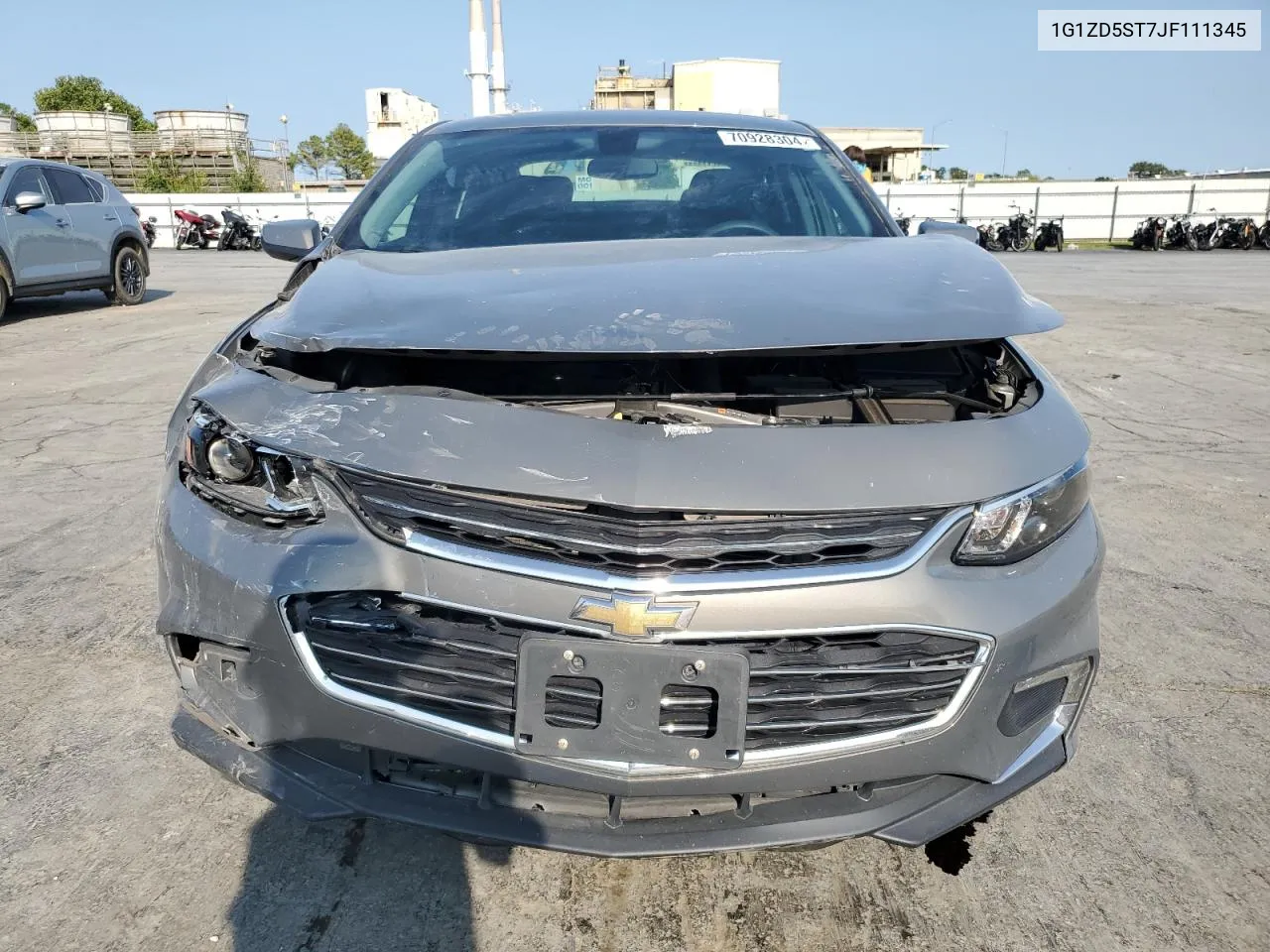 2018 Chevrolet Malibu Lt VIN: 1G1ZD5ST7JF111345 Lot: 70928304