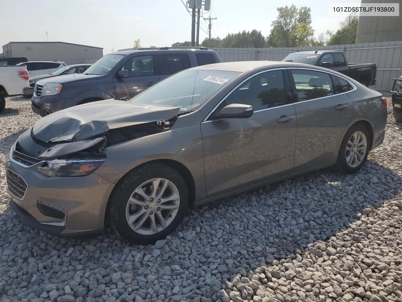 1G1ZD5ST8JF193800 2018 Chevrolet Malibu Lt