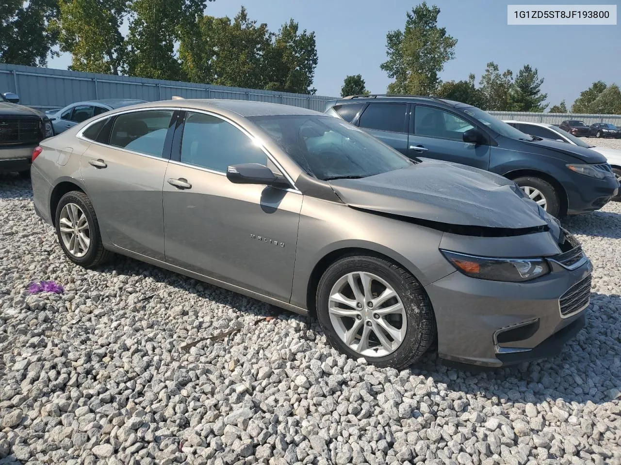 1G1ZD5ST8JF193800 2018 Chevrolet Malibu Lt