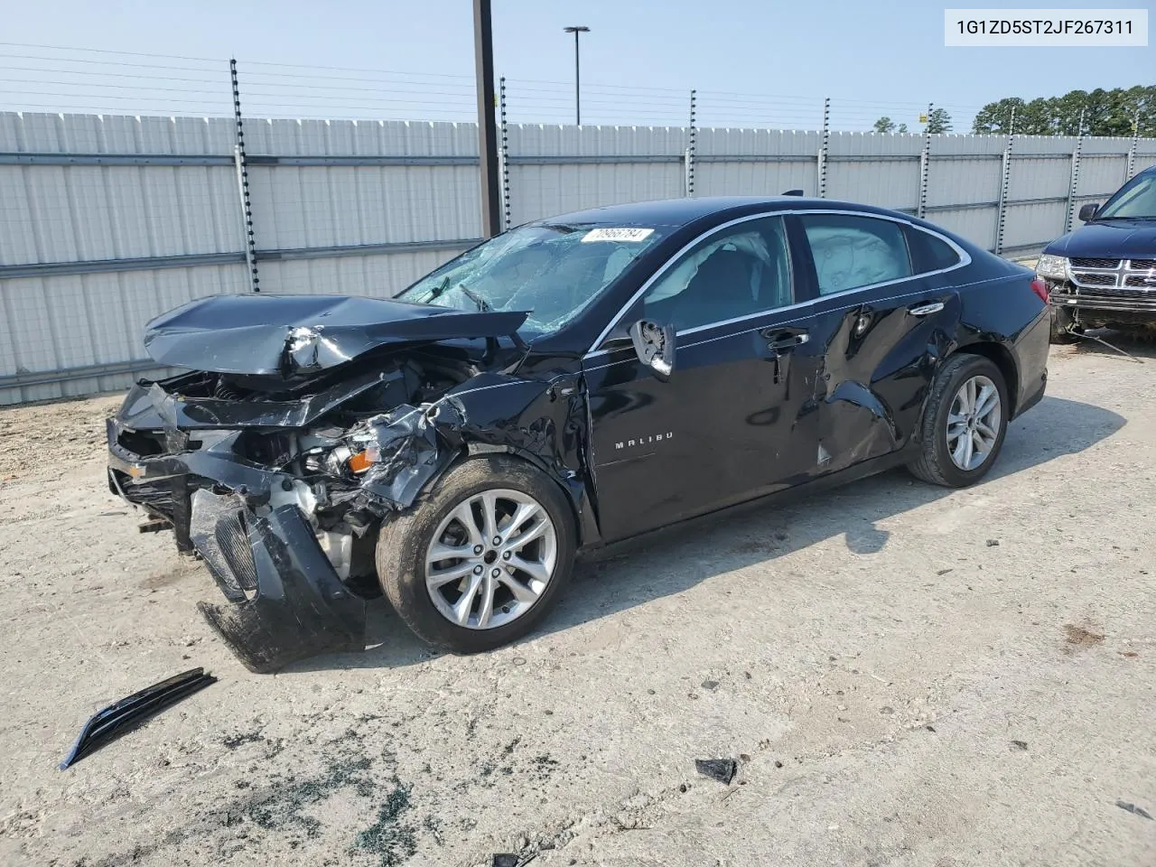 2018 Chevrolet Malibu Lt VIN: 1G1ZD5ST2JF267311 Lot: 70966784