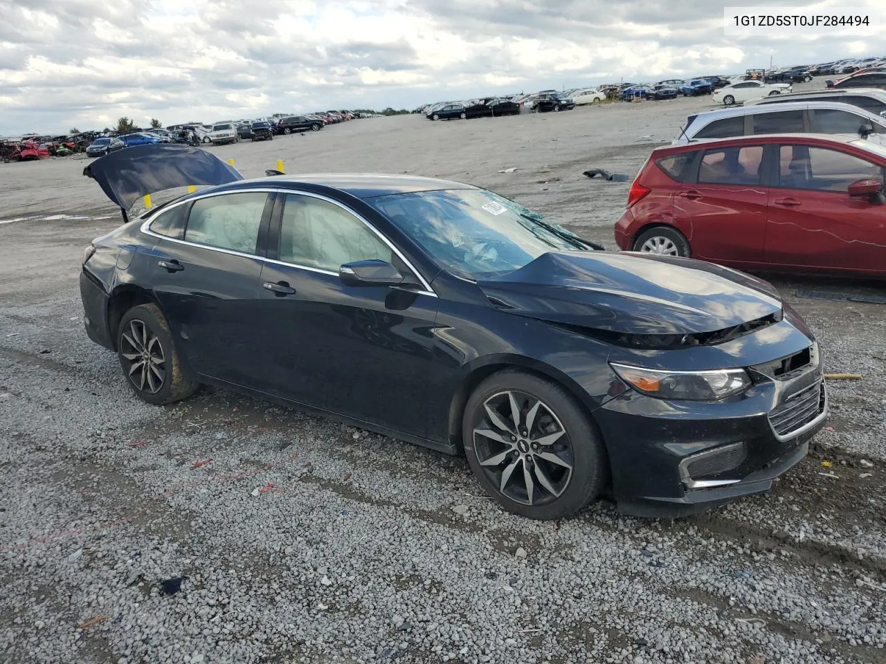 2018 Chevrolet Malibu Lt VIN: 1G1ZD5ST0JF284494 Lot: 71000604