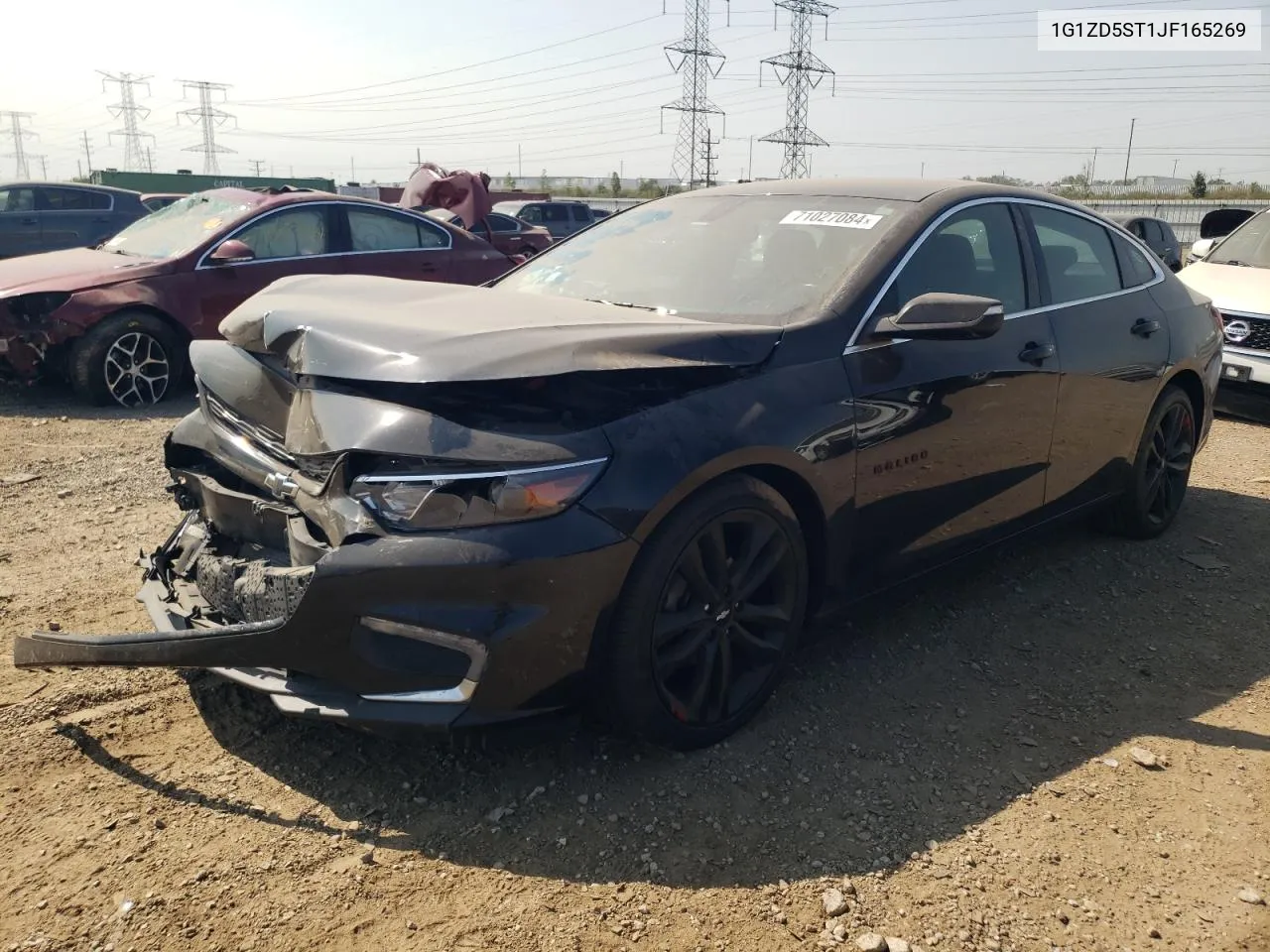 1G1ZD5ST1JF165269 2018 Chevrolet Malibu Lt