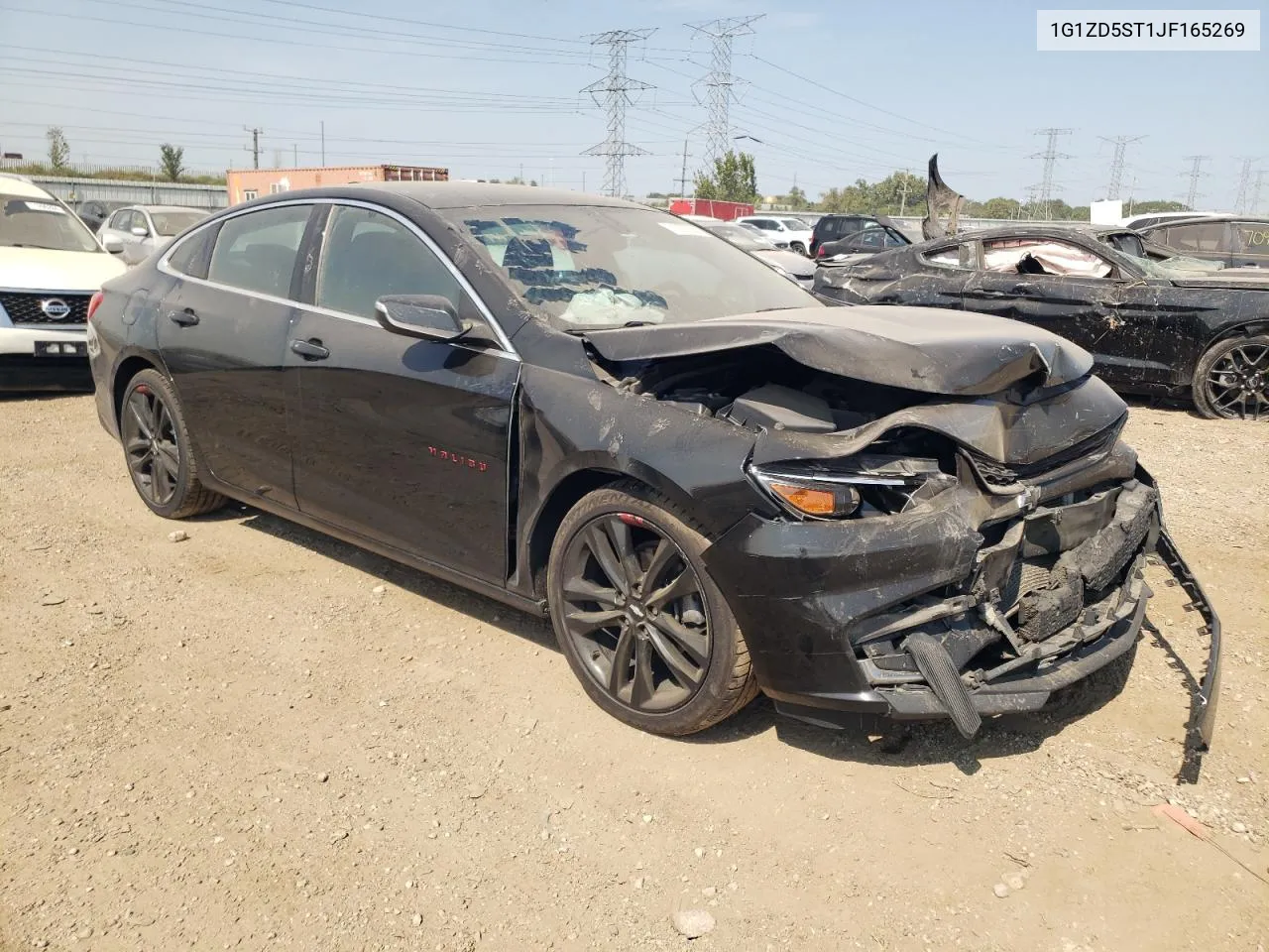 1G1ZD5ST1JF165269 2018 Chevrolet Malibu Lt