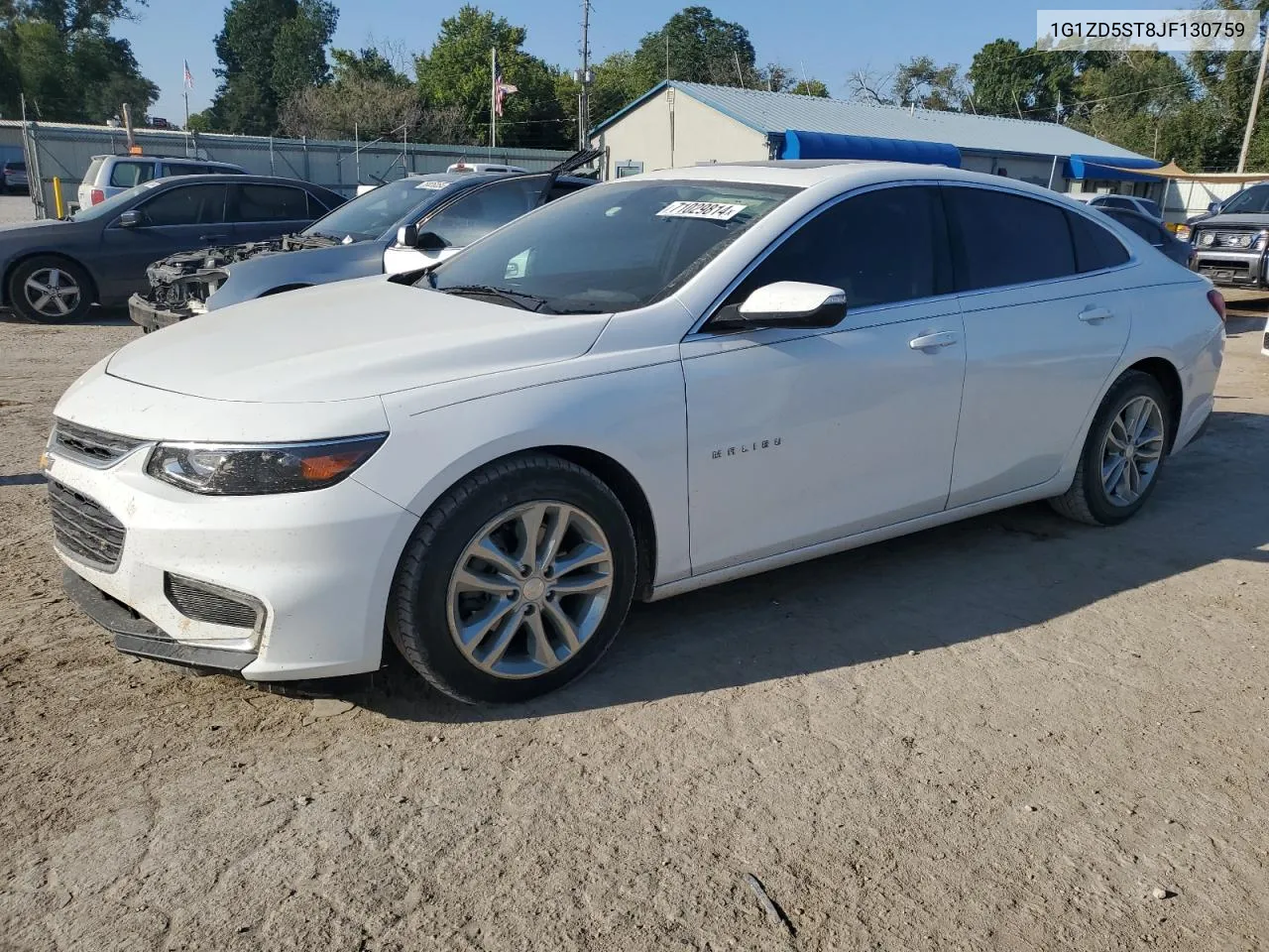 2018 Chevrolet Malibu Lt VIN: 1G1ZD5ST8JF130759 Lot: 71029814