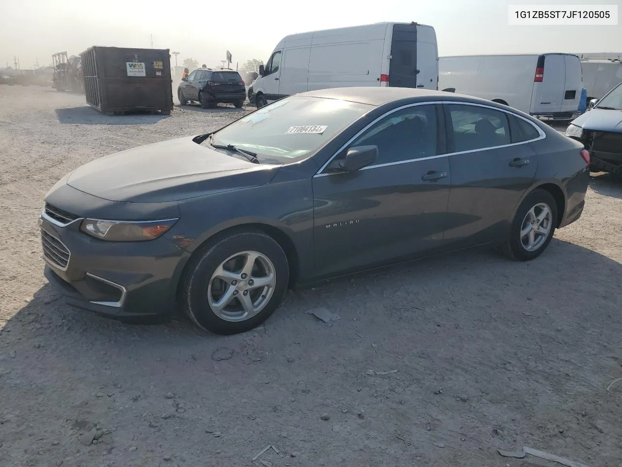 2018 Chevrolet Malibu Ls VIN: 1G1ZB5ST7JF120505 Lot: 71064134