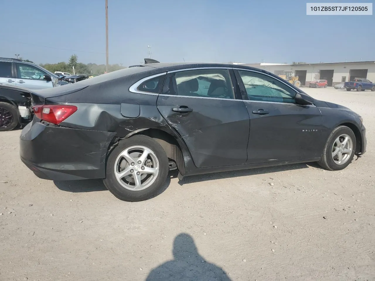 2018 Chevrolet Malibu Ls VIN: 1G1ZB5ST7JF120505 Lot: 71064134