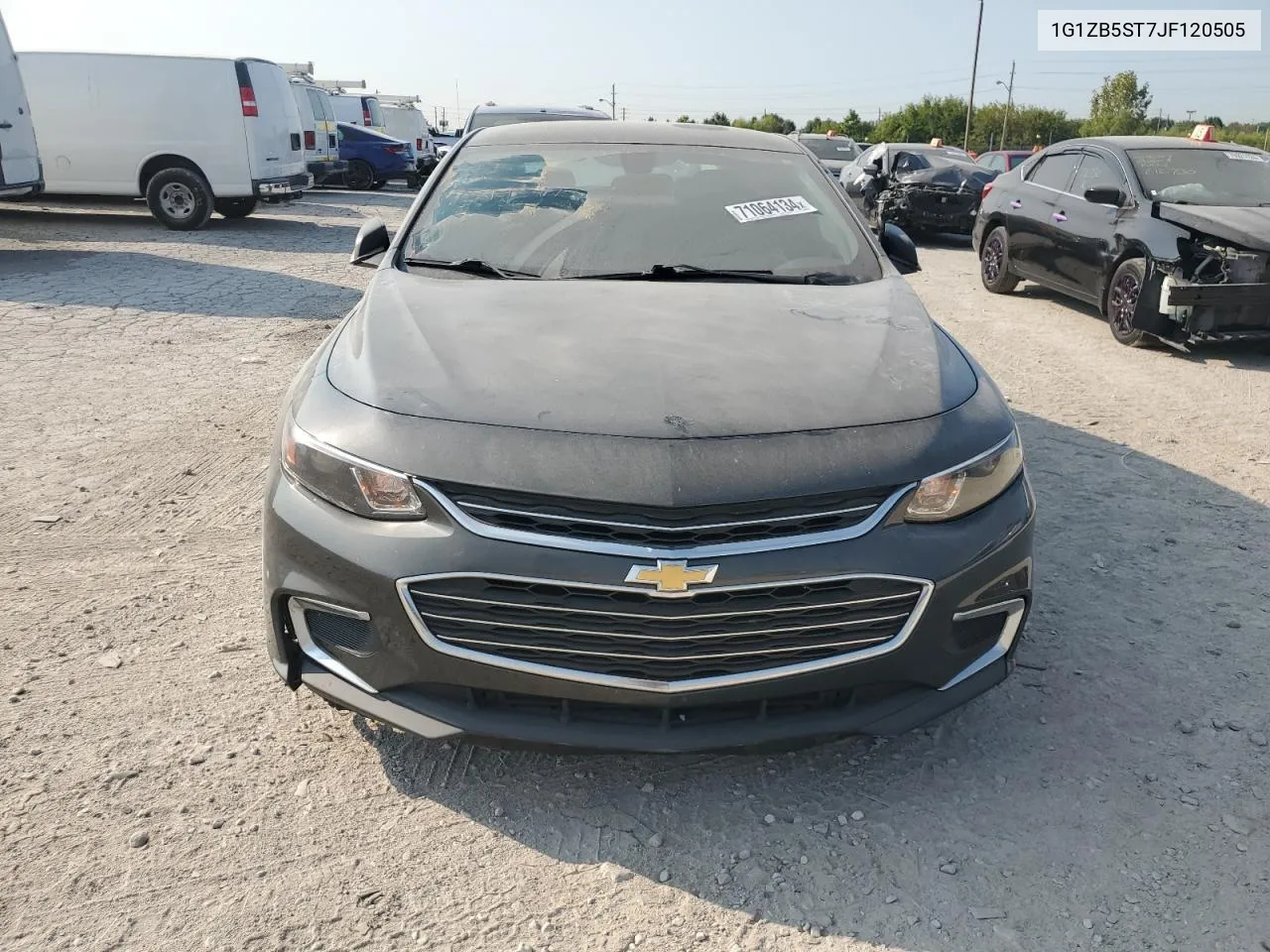 1G1ZB5ST7JF120505 2018 Chevrolet Malibu Ls