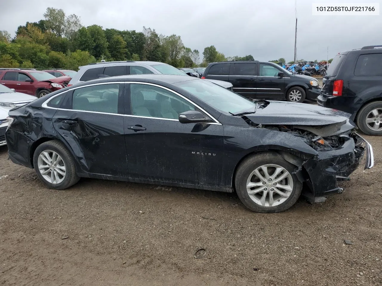 2018 Chevrolet Malibu Lt VIN: 1G1ZD5ST0JF221766 Lot: 71064774