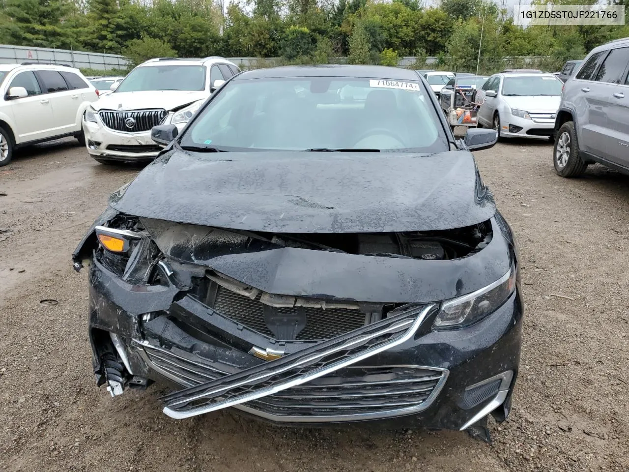 2018 Chevrolet Malibu Lt VIN: 1G1ZD5ST0JF221766 Lot: 71064774