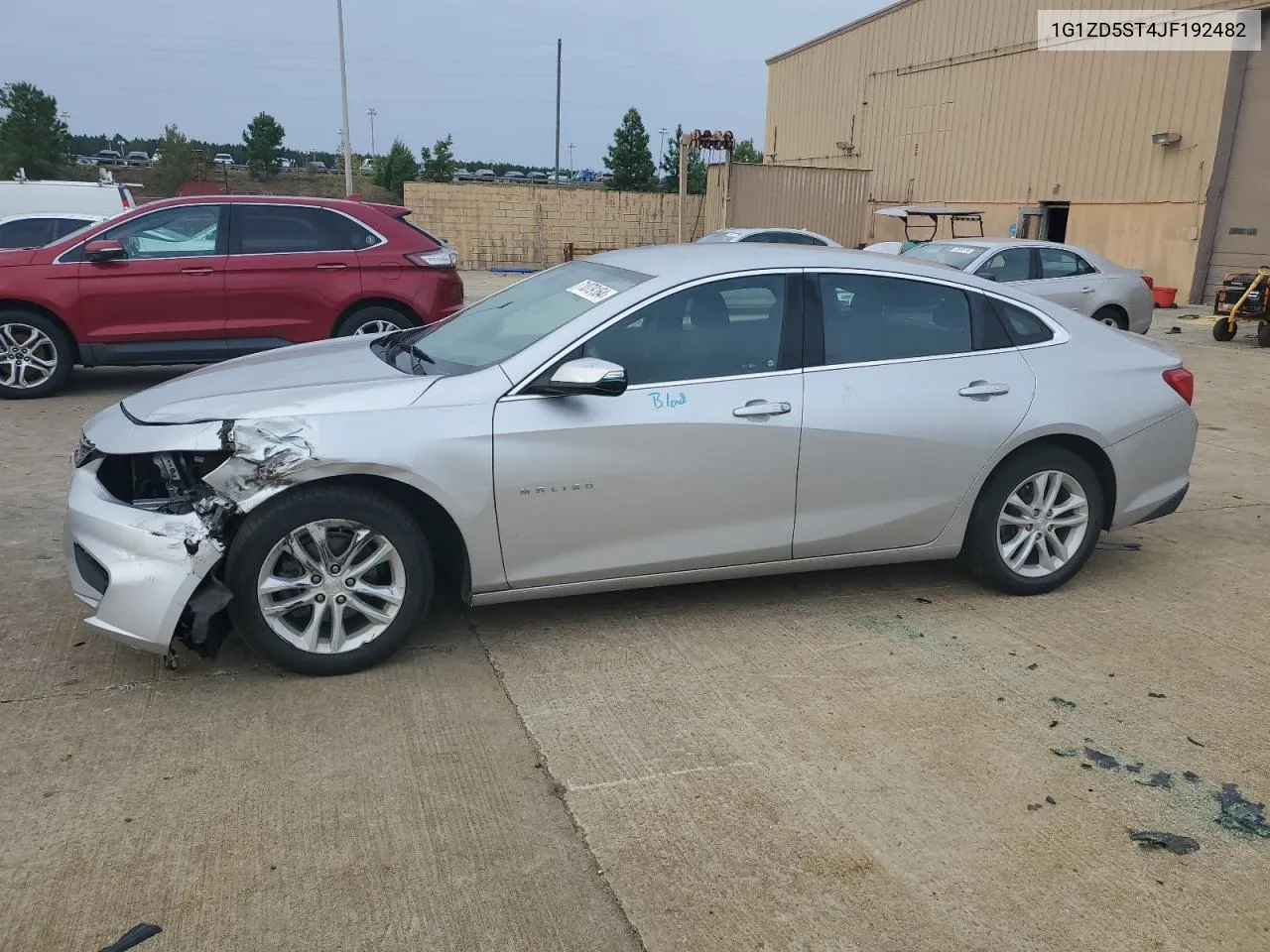 2018 Chevrolet Malibu Lt VIN: 1G1ZD5ST4JF192482 Lot: 71079164