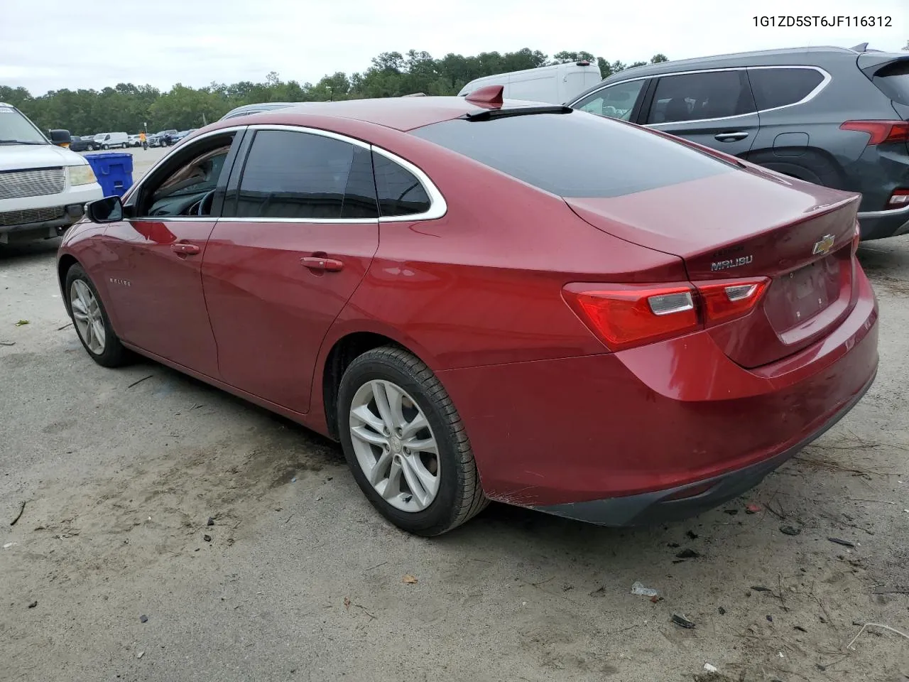 2018 Chevrolet Malibu Lt VIN: 1G1ZD5ST6JF116312 Lot: 71109614