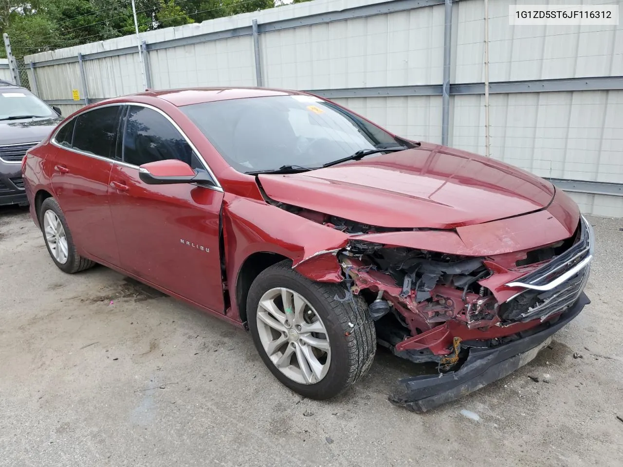 1G1ZD5ST6JF116312 2018 Chevrolet Malibu Lt