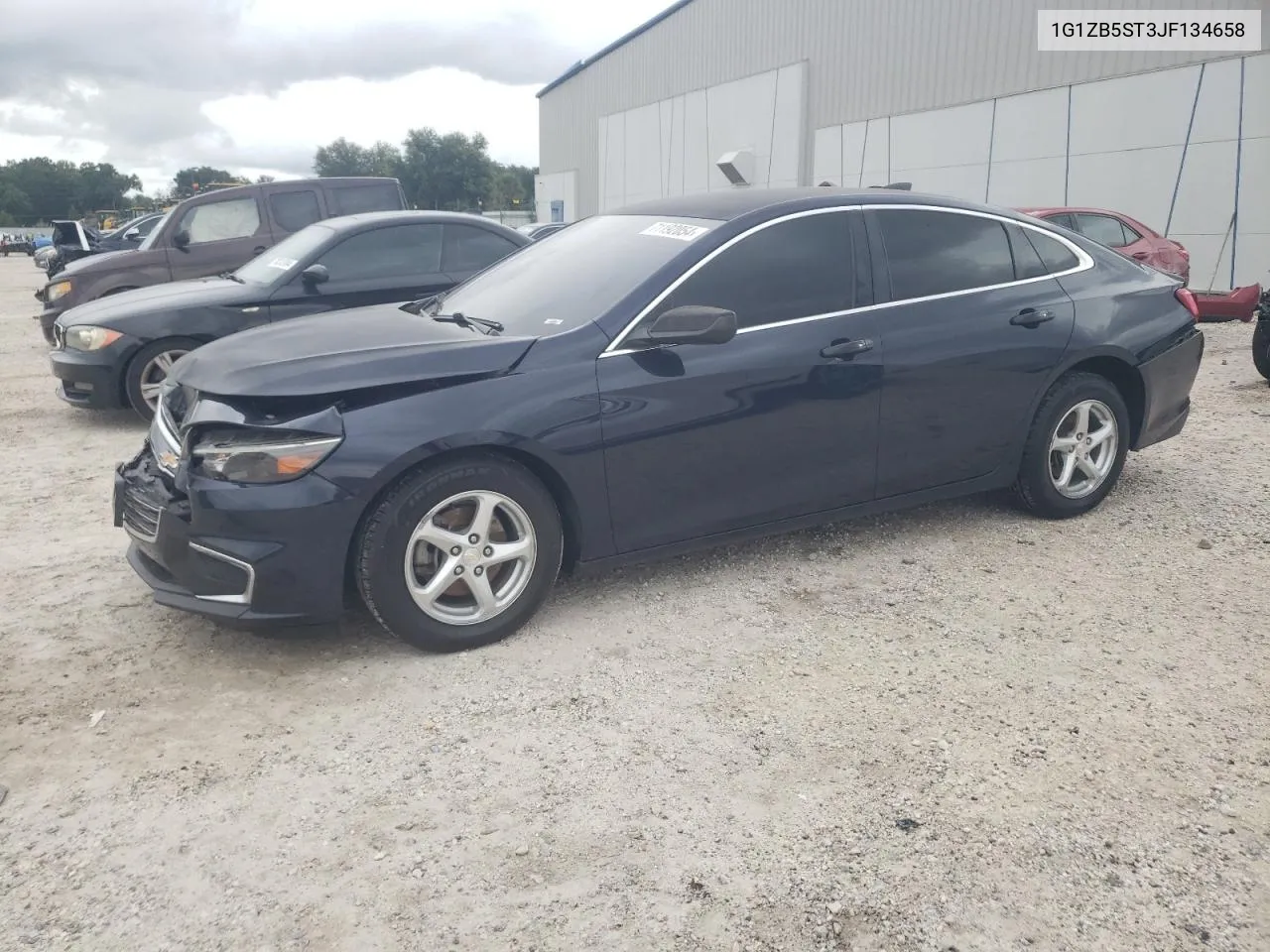 2018 Chevrolet Malibu Ls VIN: 1G1ZB5ST3JF134658 Lot: 71192054