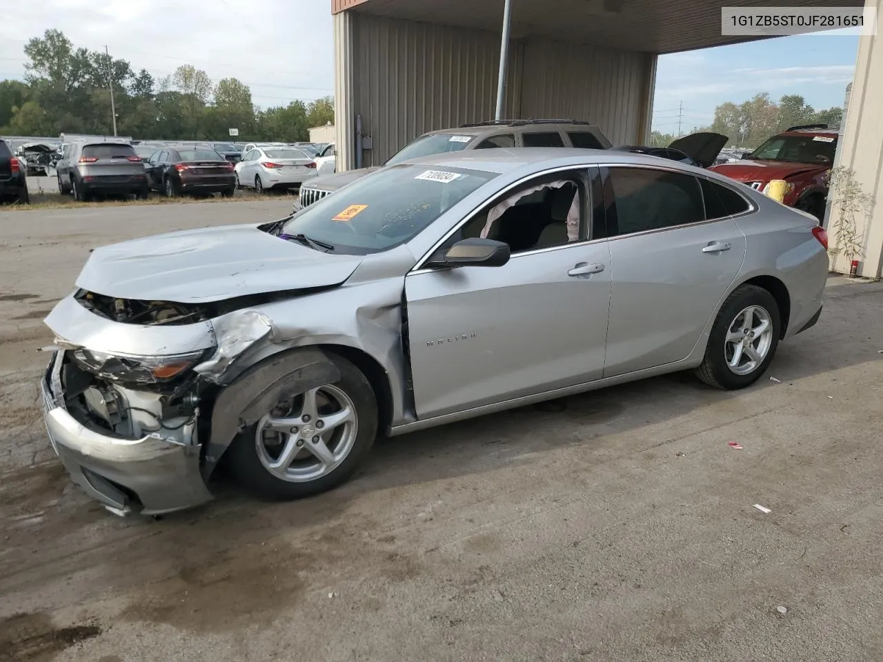 2018 Chevrolet Malibu Ls VIN: 1G1ZB5ST0JF281651 Lot: 71209034