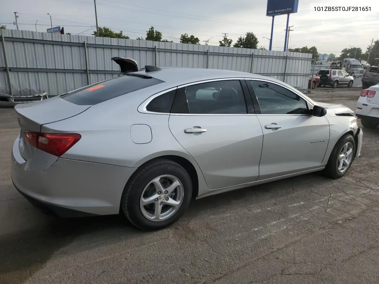 2018 Chevrolet Malibu Ls VIN: 1G1ZB5ST0JF281651 Lot: 71209034