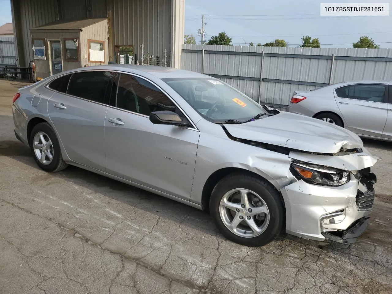 2018 Chevrolet Malibu Ls VIN: 1G1ZB5ST0JF281651 Lot: 71209034