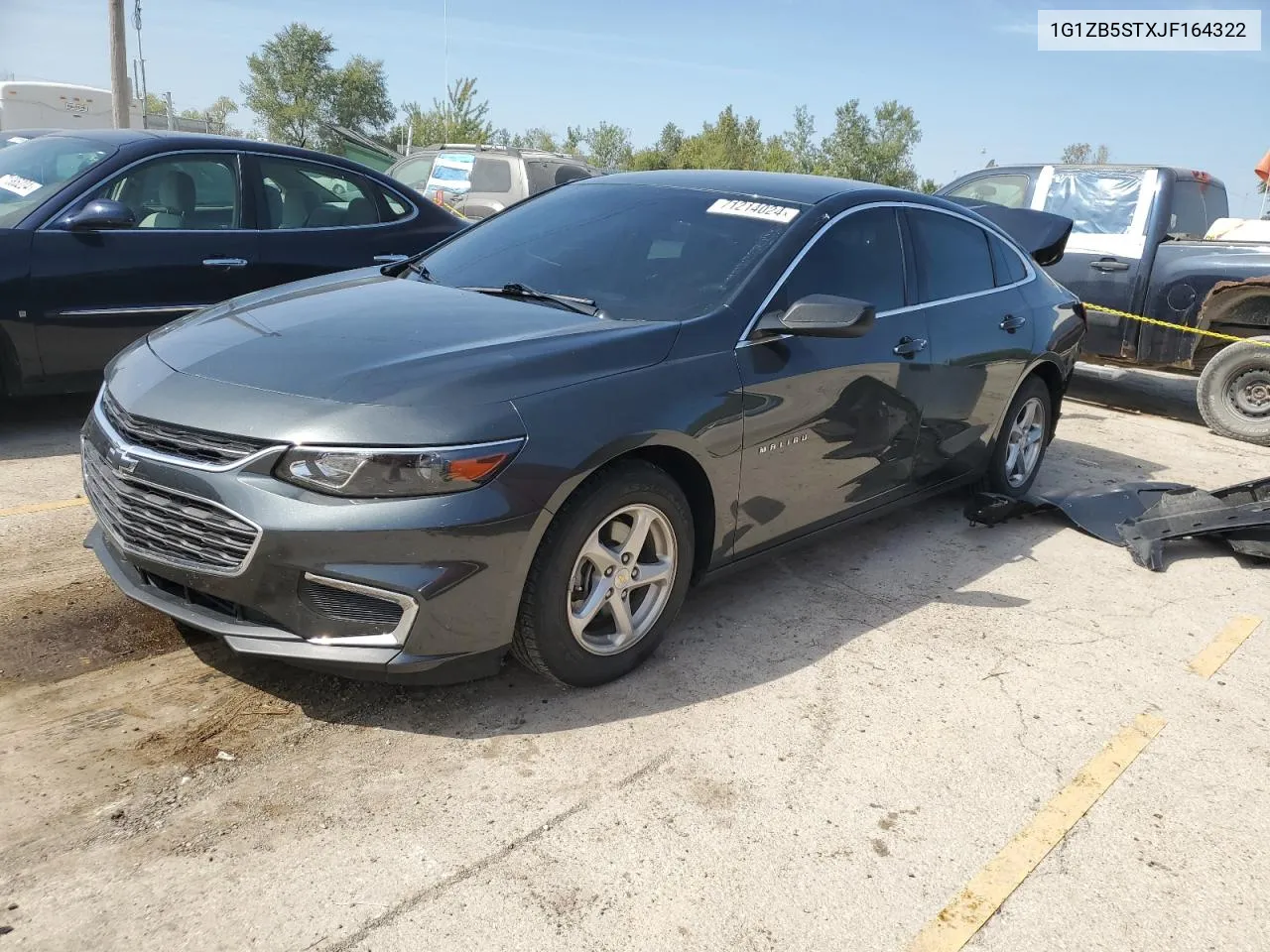 2018 Chevrolet Malibu Ls VIN: 1G1ZB5STXJF164322 Lot: 71214024