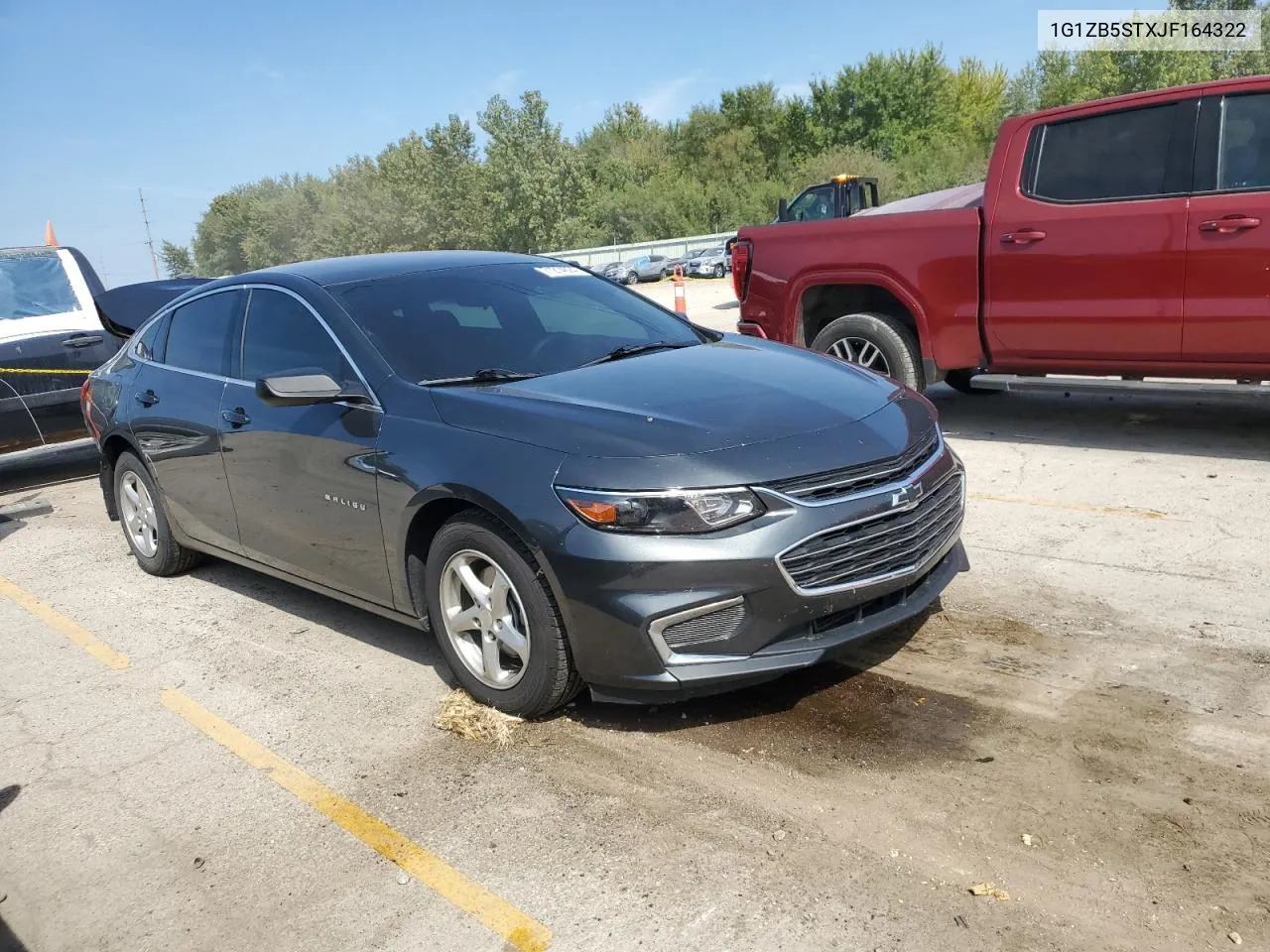 2018 Chevrolet Malibu Ls VIN: 1G1ZB5STXJF164322 Lot: 71214024