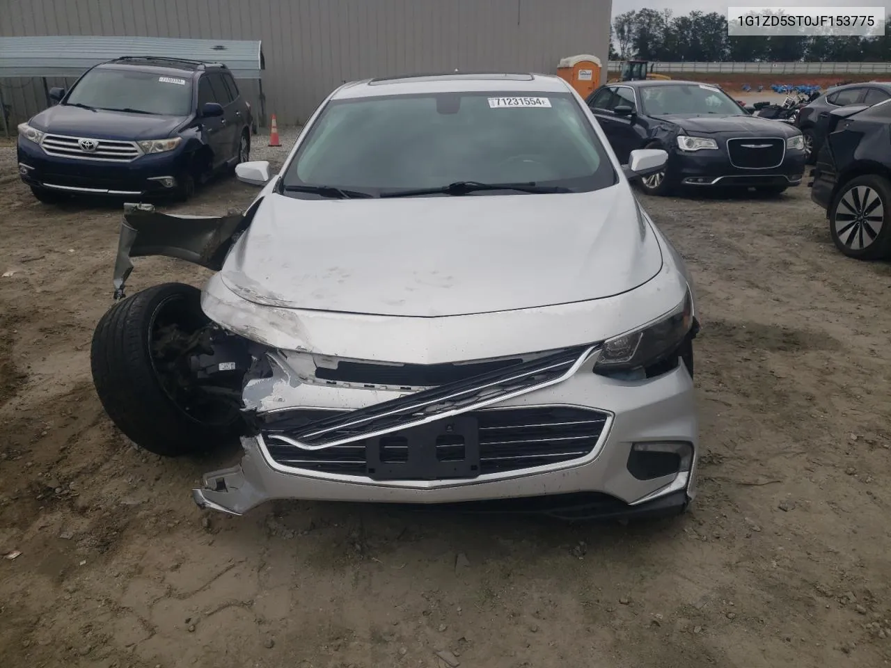 2018 Chevrolet Malibu Lt VIN: 1G1ZD5ST0JF153775 Lot: 71231554