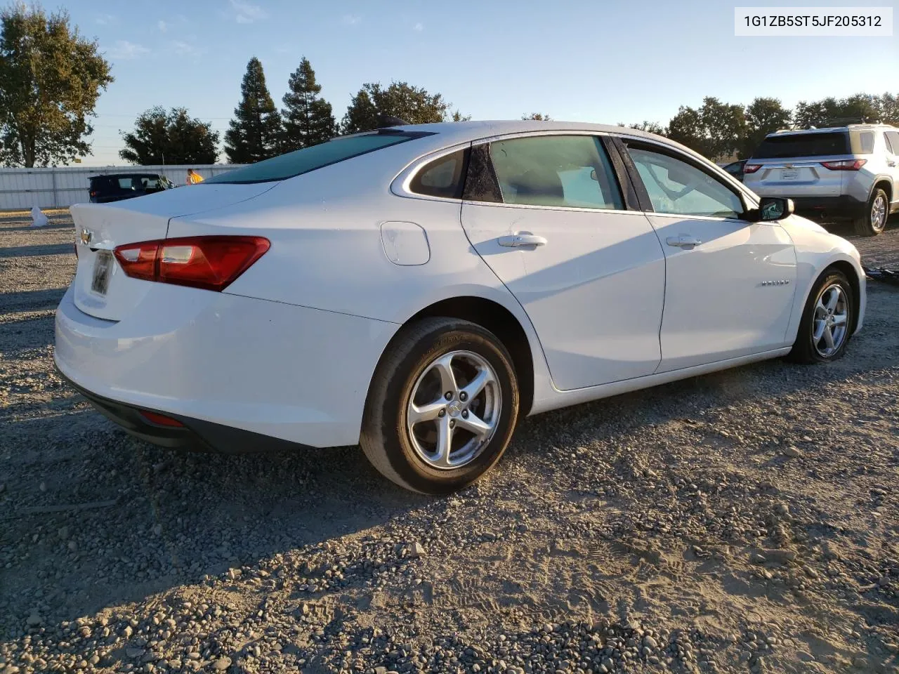 2018 Chevrolet Malibu Ls VIN: 1G1ZB5ST5JF205312 Lot: 71305424