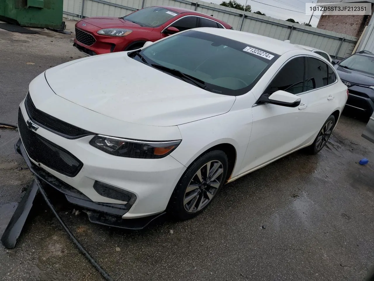 2018 Chevrolet Malibu Lt VIN: 1G1ZD5ST3JF212351 Lot: 71320274