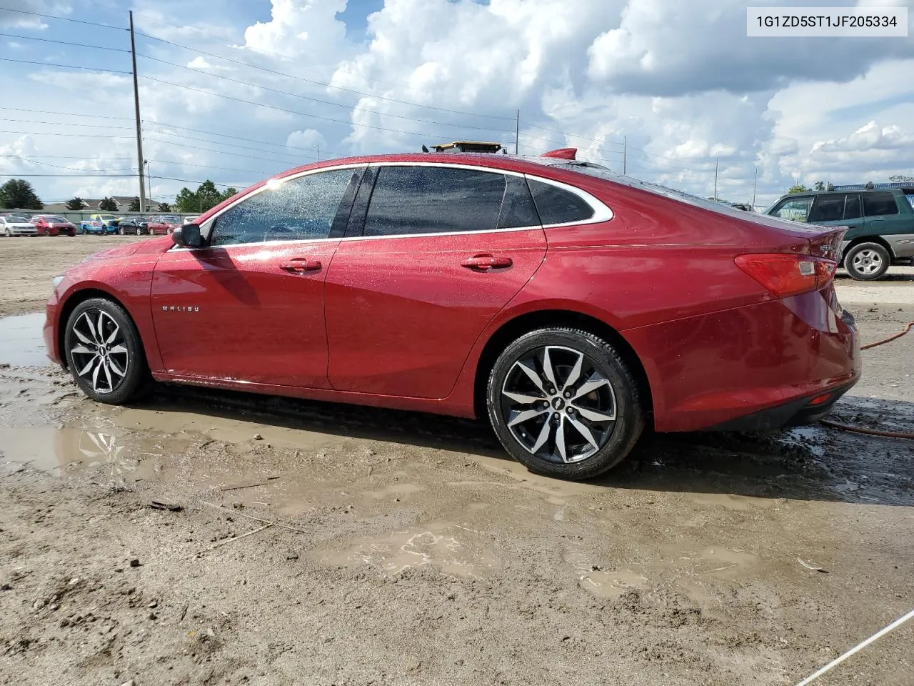 1G1ZD5ST1JF205334 2018 Chevrolet Malibu Lt