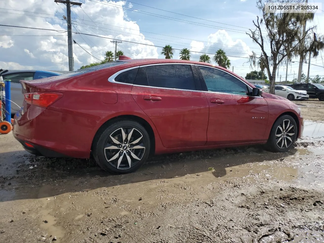 2018 Chevrolet Malibu Lt VIN: 1G1ZD5ST1JF205334 Lot: 71344744