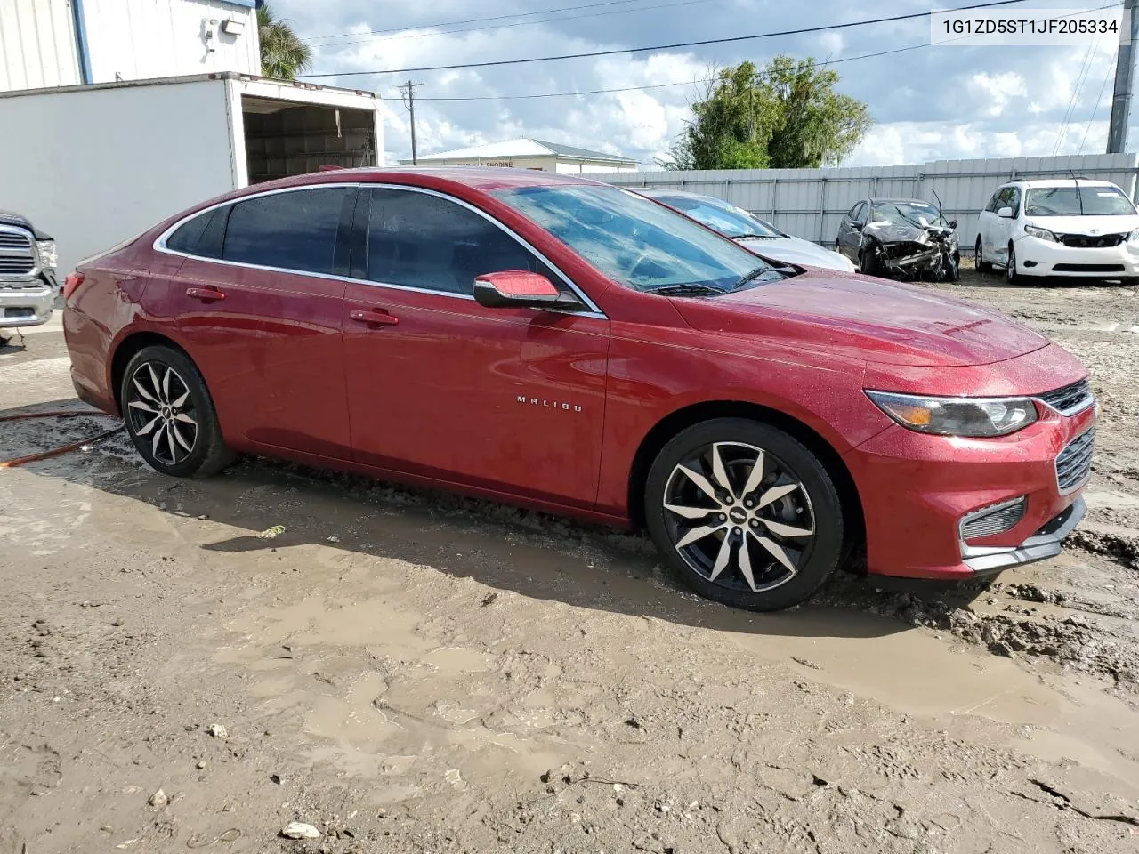 1G1ZD5ST1JF205334 2018 Chevrolet Malibu Lt