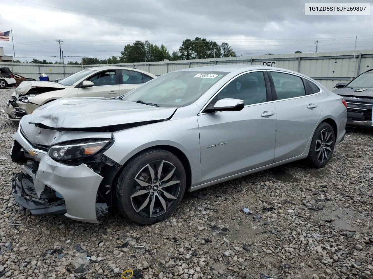 2018 Chevrolet Malibu Lt VIN: 1G1ZD5ST8JF269807 Lot: 71390414