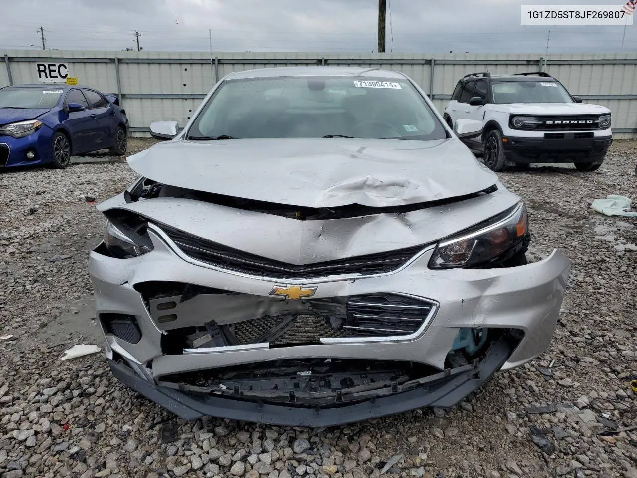 2018 Chevrolet Malibu Lt VIN: 1G1ZD5ST8JF269807 Lot: 71390414