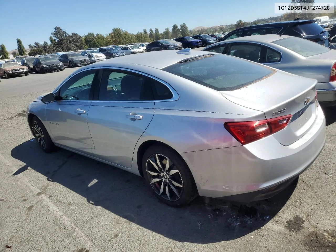 2018 Chevrolet Malibu Lt VIN: 1G1ZD5ST4JF274728 Lot: 71396714