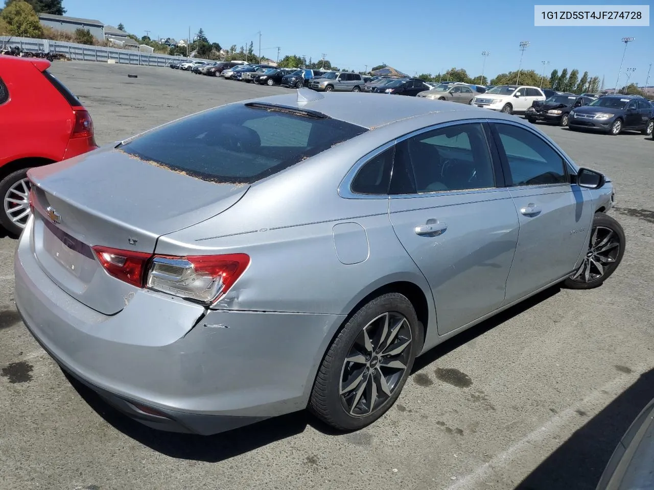 2018 Chevrolet Malibu Lt VIN: 1G1ZD5ST4JF274728 Lot: 71396714