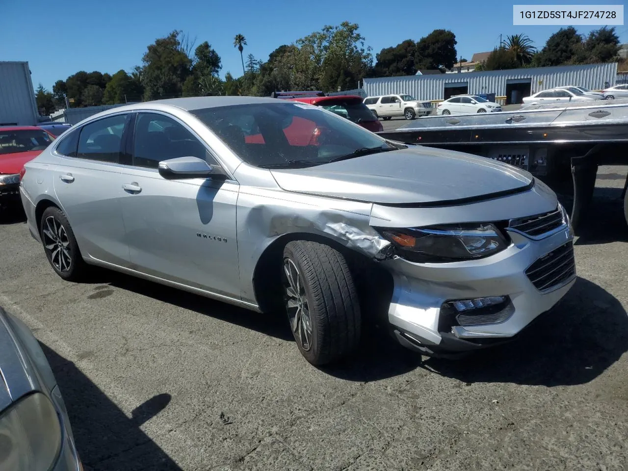 2018 Chevrolet Malibu Lt VIN: 1G1ZD5ST4JF274728 Lot: 71396714