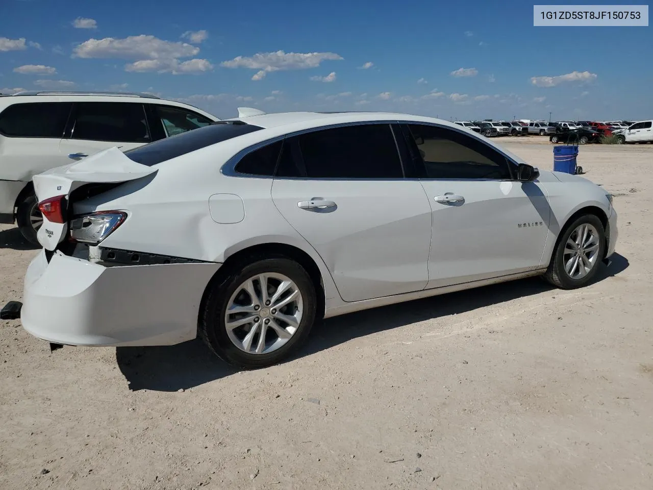 2018 Chevrolet Malibu Lt VIN: 1G1ZD5ST8JF150753 Lot: 71403274