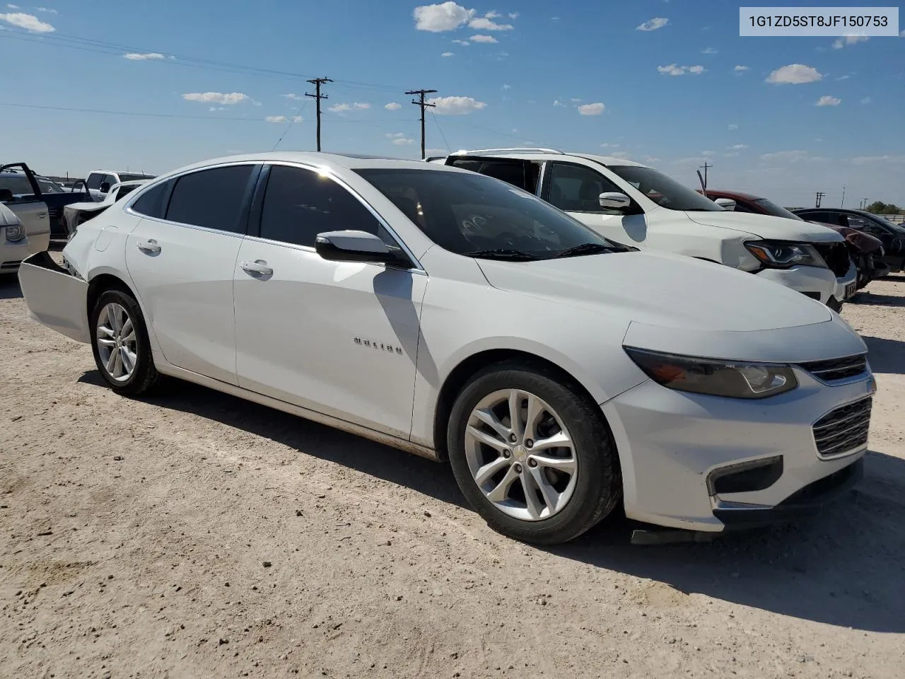 2018 Chevrolet Malibu Lt VIN: 1G1ZD5ST8JF150753 Lot: 71403274