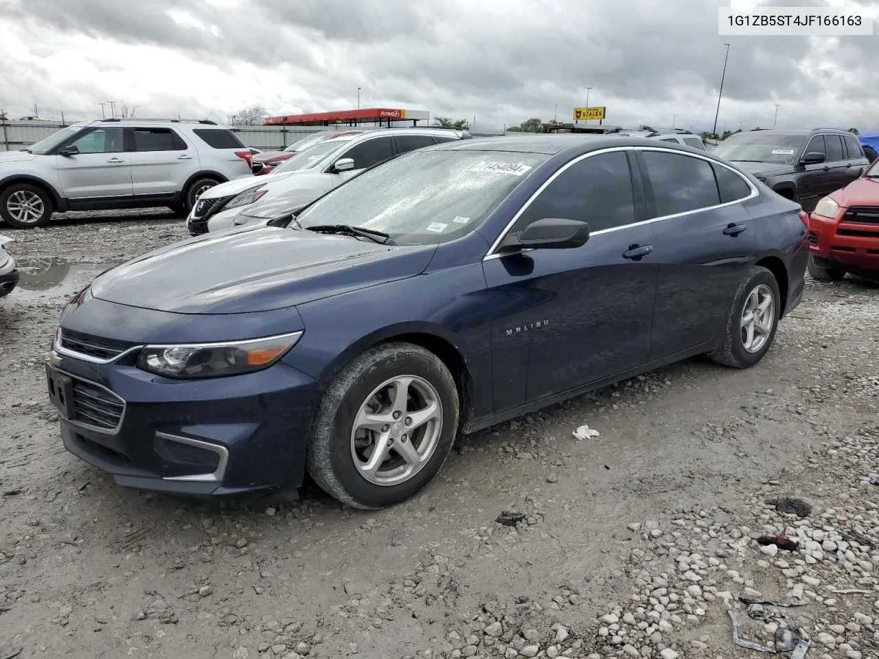 2018 Chevrolet Malibu Ls VIN: 1G1ZB5ST4JF166163 Lot: 71454094