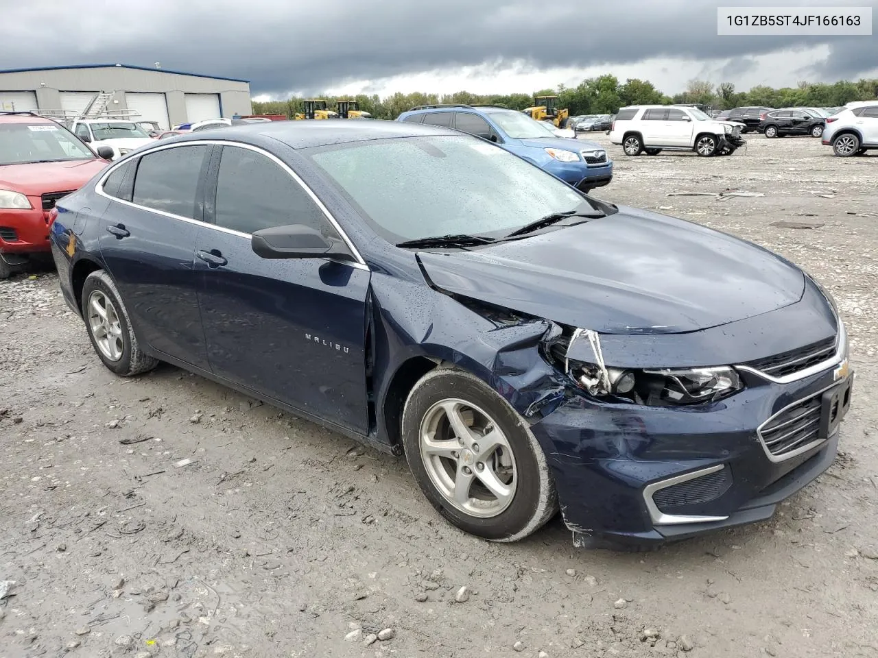 2018 Chevrolet Malibu Ls VIN: 1G1ZB5ST4JF166163 Lot: 71454094