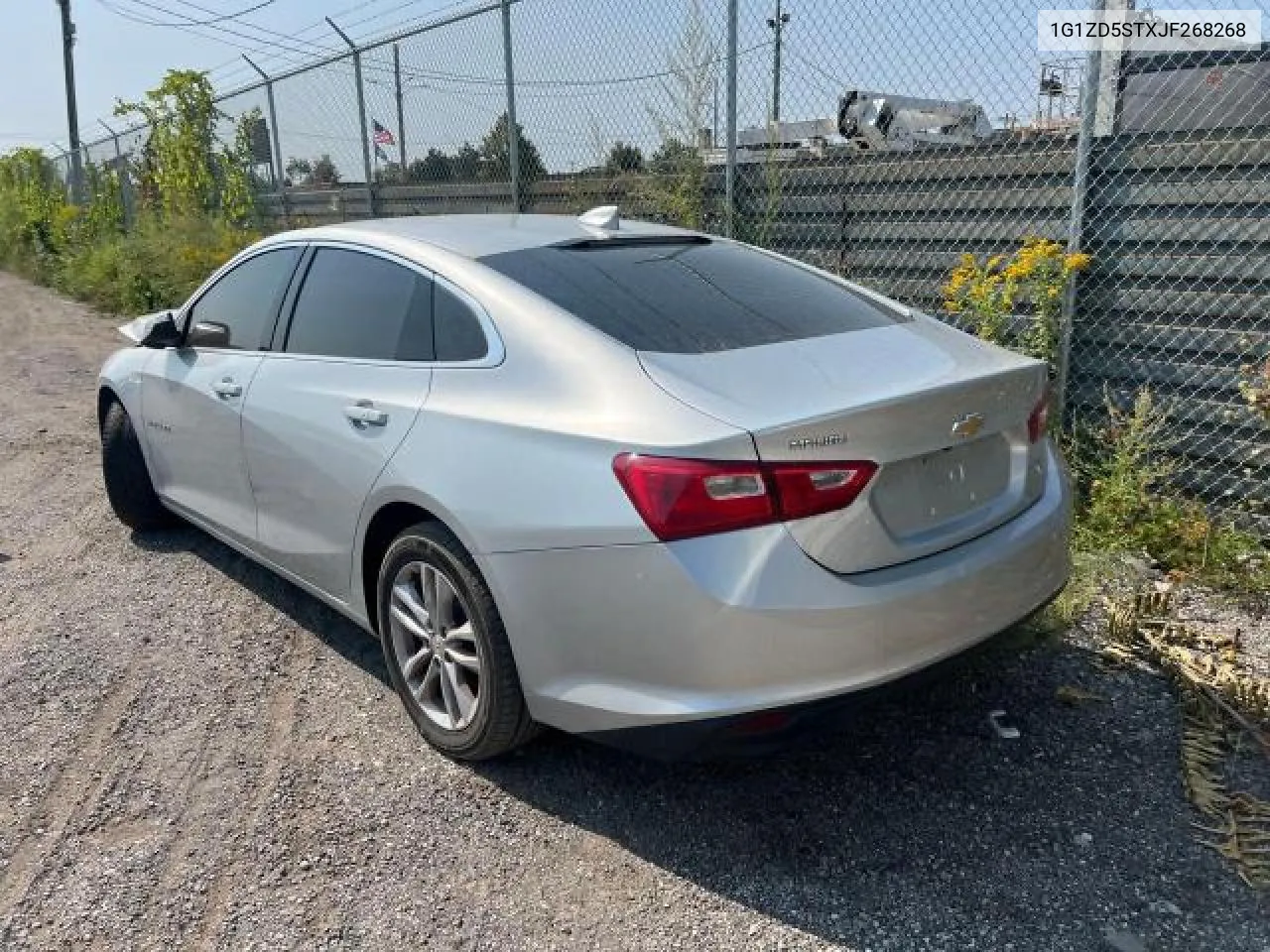 2018 Chevrolet Malibu Lt VIN: 1G1ZD5STXJF268268 Lot: 71592604