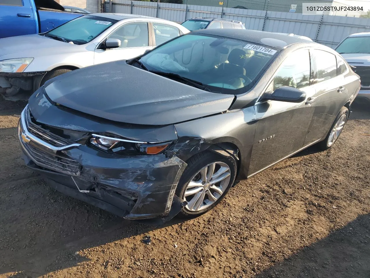 2018 Chevrolet Malibu Lt VIN: 1G1ZD5ST9JF243894 Lot: 71601704