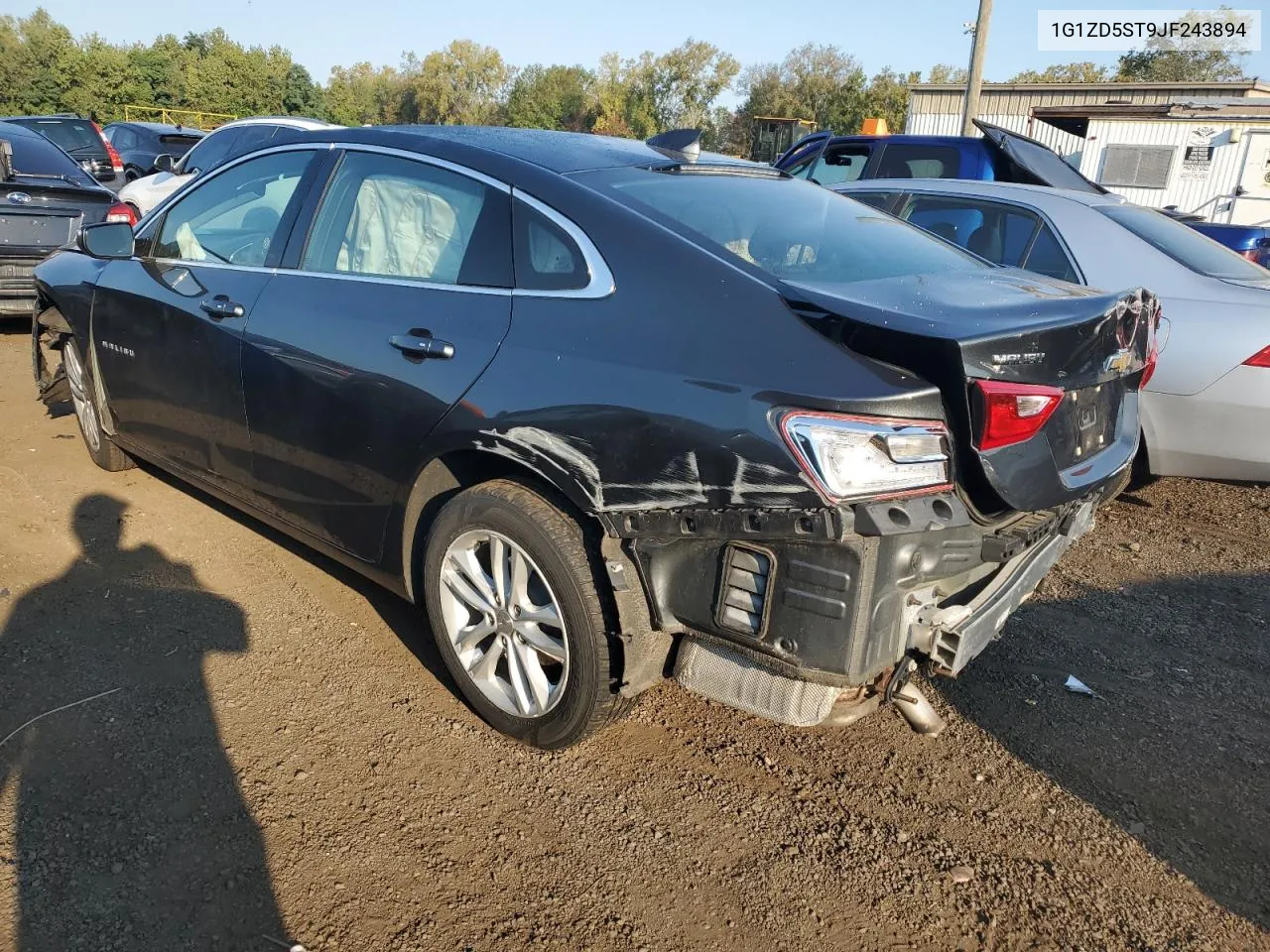 2018 Chevrolet Malibu Lt VIN: 1G1ZD5ST9JF243894 Lot: 71601704