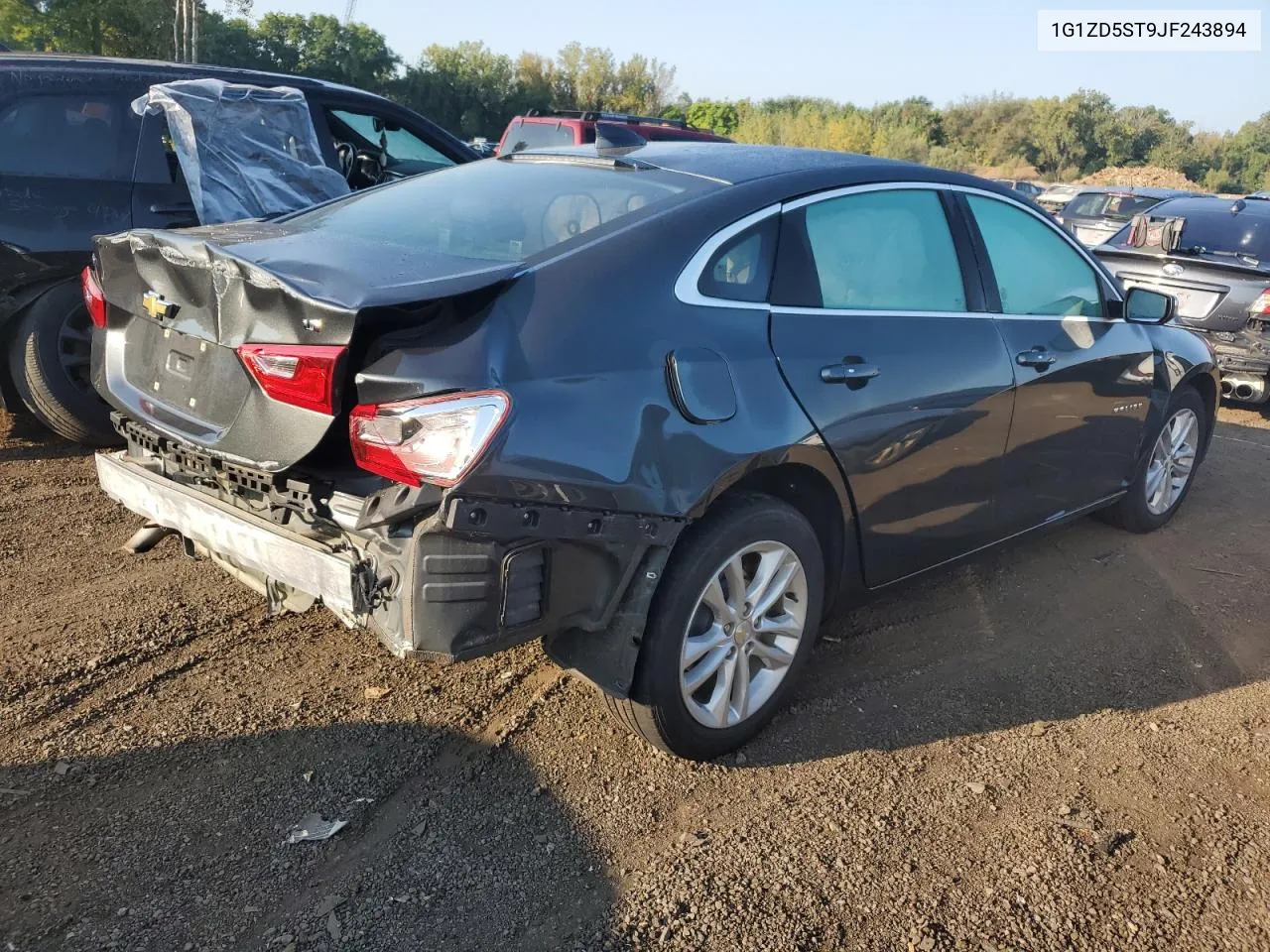 2018 Chevrolet Malibu Lt VIN: 1G1ZD5ST9JF243894 Lot: 71601704