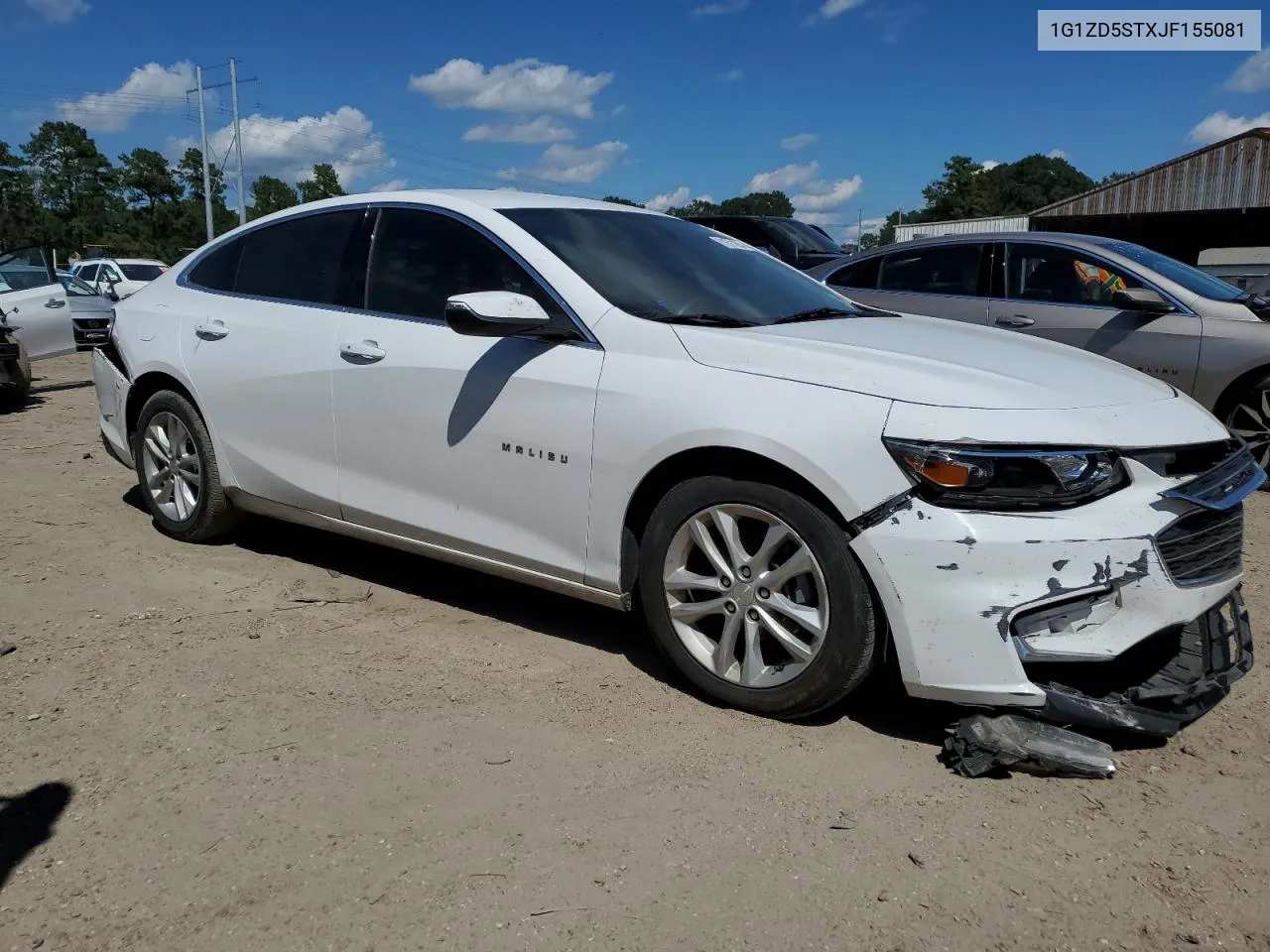 2018 Chevrolet Malibu Lt VIN: 1G1ZD5STXJF155081 Lot: 71611834