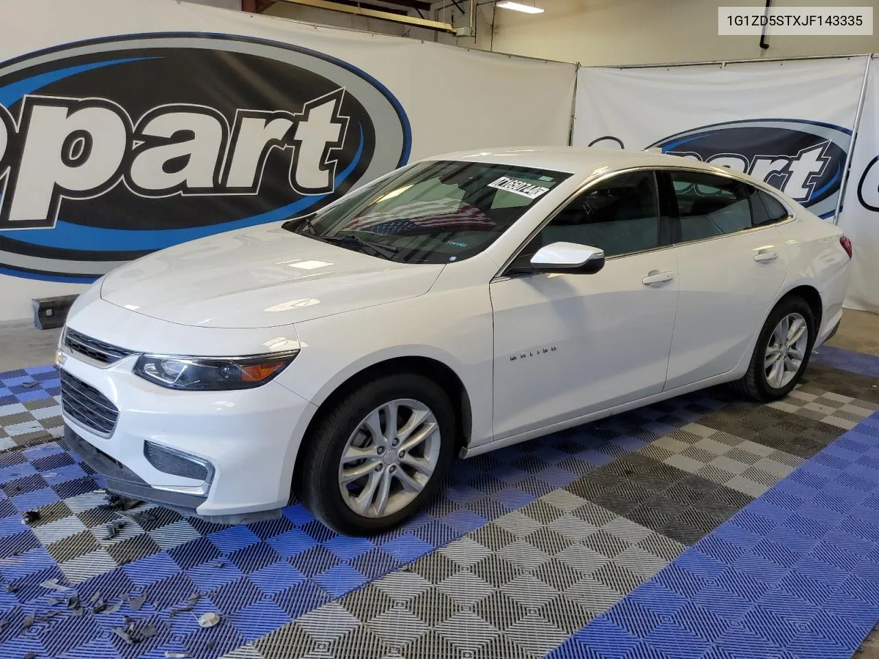 2018 Chevrolet Malibu Lt VIN: 1G1ZD5STXJF143335 Lot: 71650744