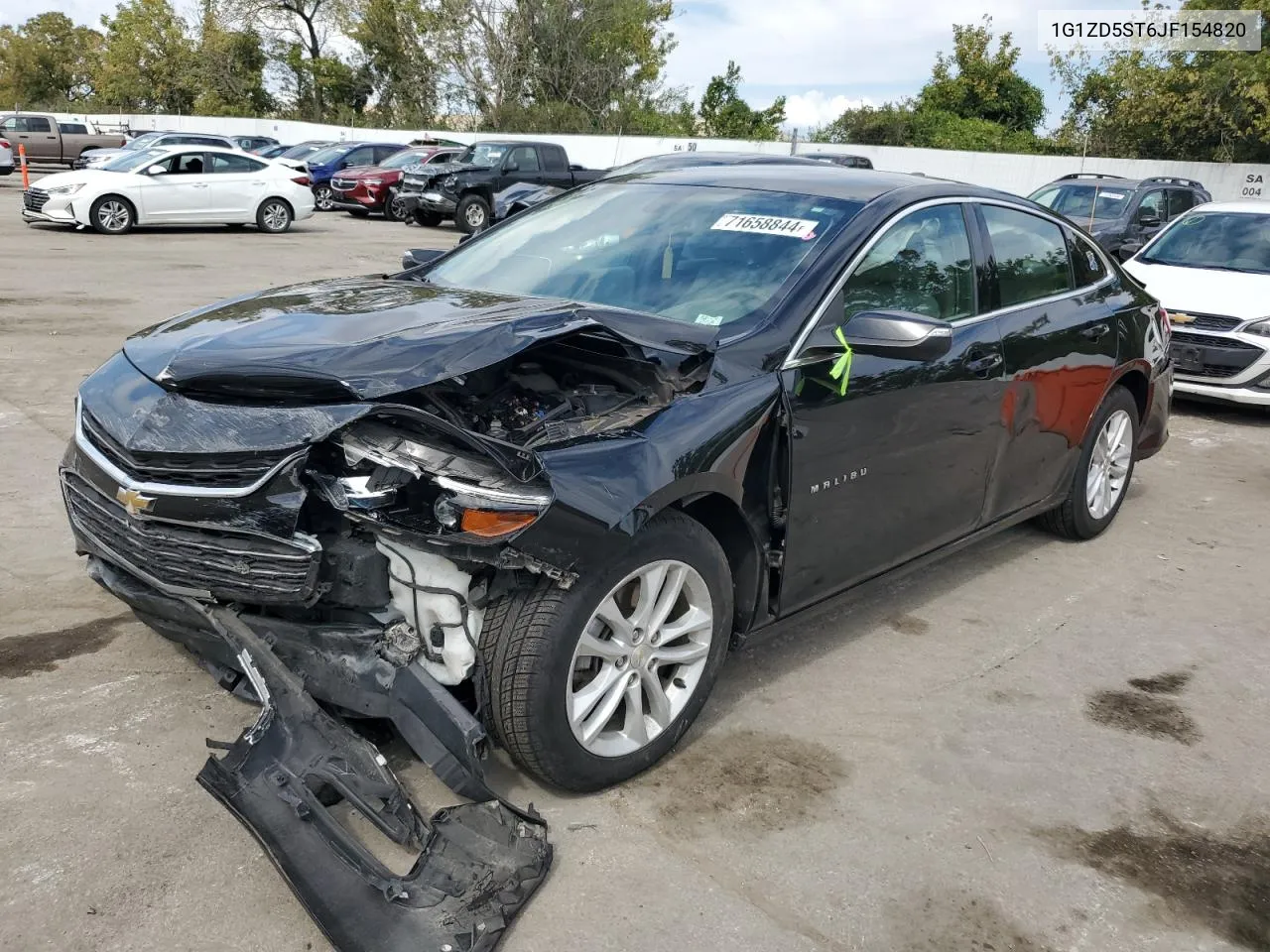 1G1ZD5ST6JF154820 2018 Chevrolet Malibu Lt