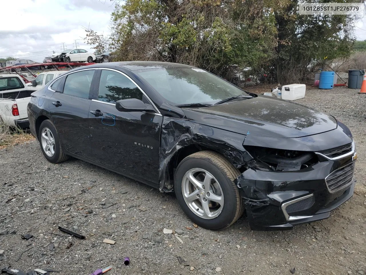 2018 Chevrolet Malibu Ls VIN: 1G1ZB5ST1JF276779 Lot: 71669834