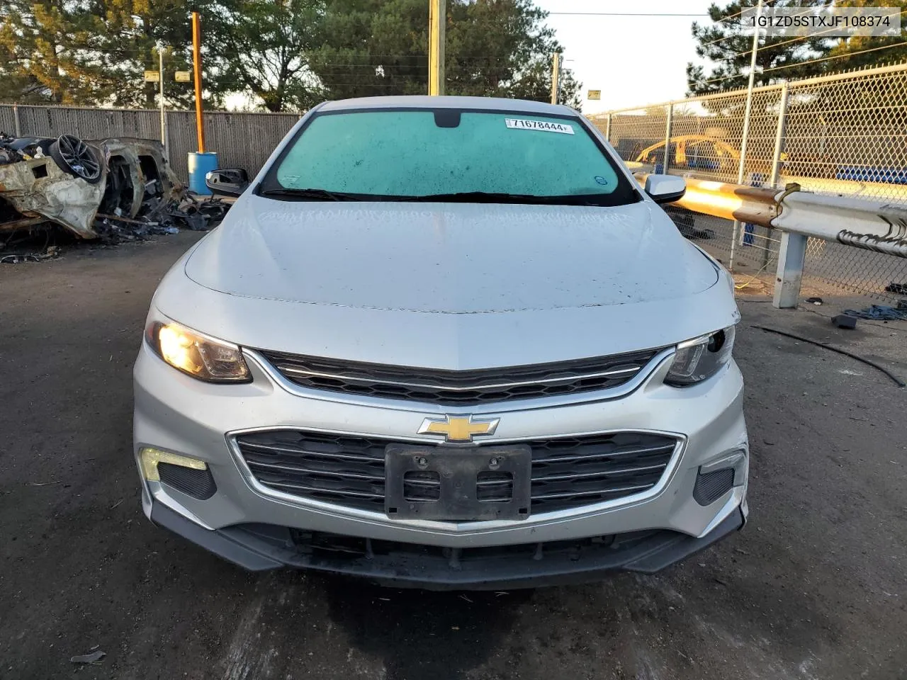 2018 Chevrolet Malibu Lt VIN: 1G1ZD5STXJF108374 Lot: 71678444