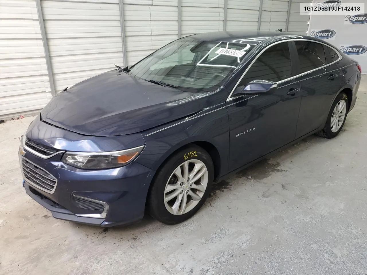 2018 Chevrolet Malibu Lt VIN: 1G1ZD5ST9JF142418 Lot: 71755064